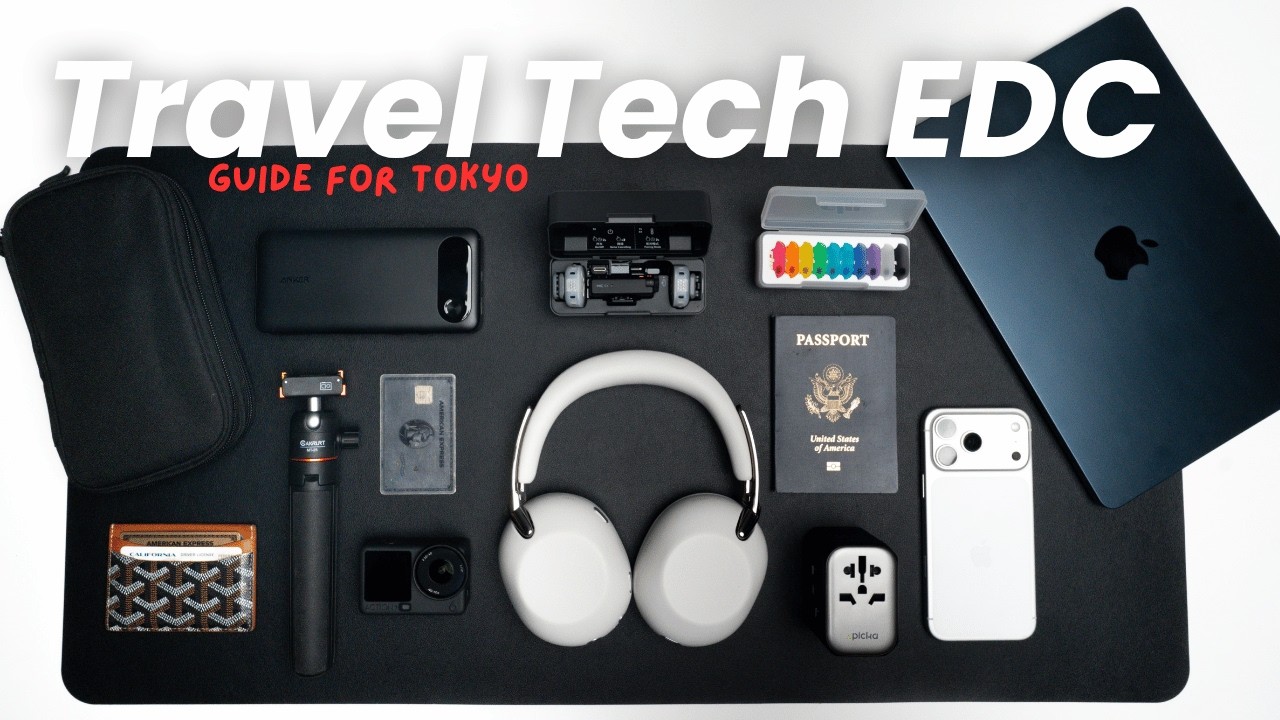 Ultimate Travel Tech EDC 2026 | Everything I Brought to Tokyo
