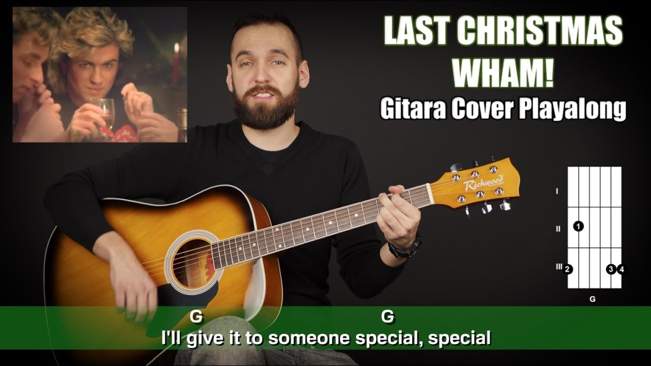 Last Christmas | Cover Gitara Playalong (Akordy + Tekst)