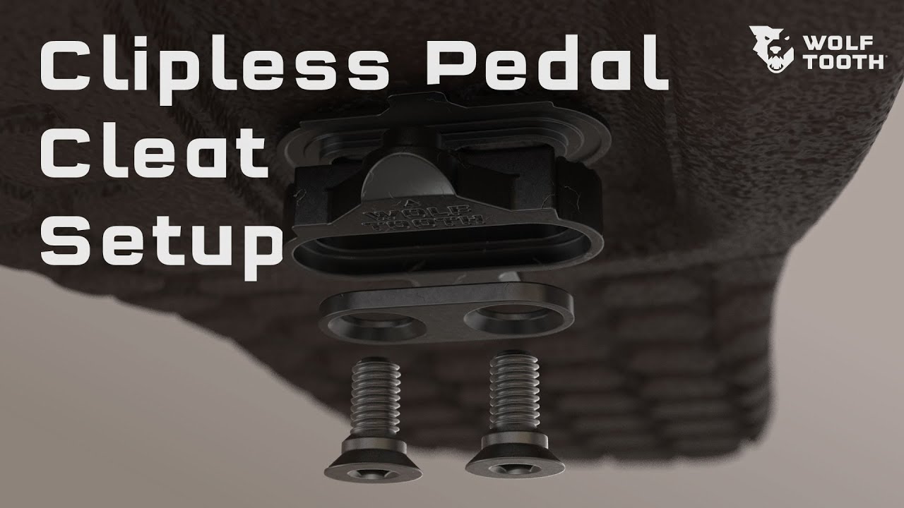 Clipless Pedal Cleat Setup