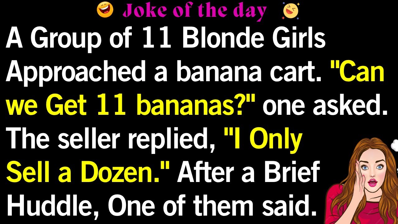 😂 A Bunch of Bananas and a Brilliant Plan  #jokes #humor