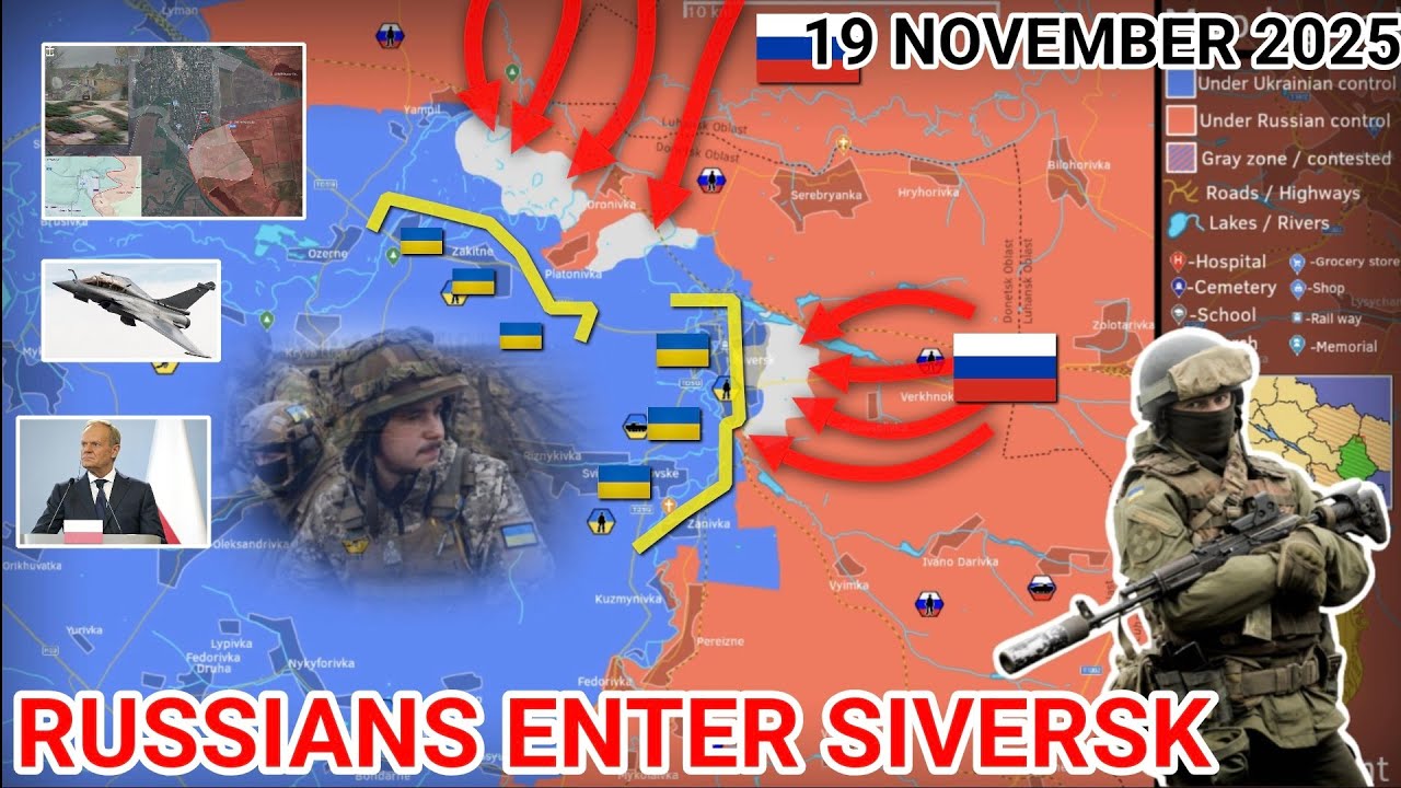 Siversk in Chaos | Russian Troops Reportedly Inside the City [19 November 2025]