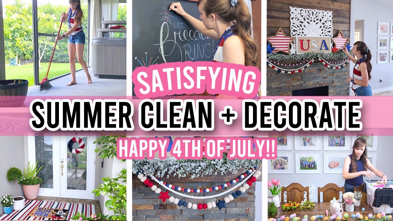 ✨NEW✨ Satisfying SUMMER CLEAN and DECORATE WITH ME 2024 | CLEANING MOTIVATION | Shelby Marybeth