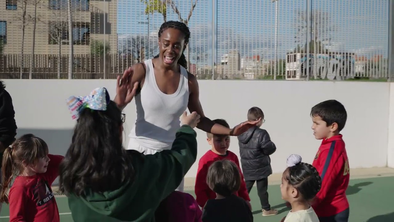 Aauri Bokesa en el Centro Fundación Rafa Nadal de Palma