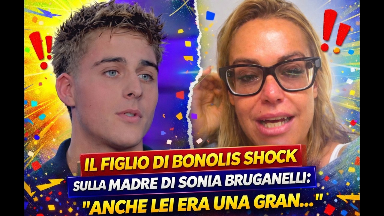 Il figlio di Paolo Bonolis vuota il sacco sulla mamma Sonia: ha voluto farlo sapere a tutti  ⤵️⤵️