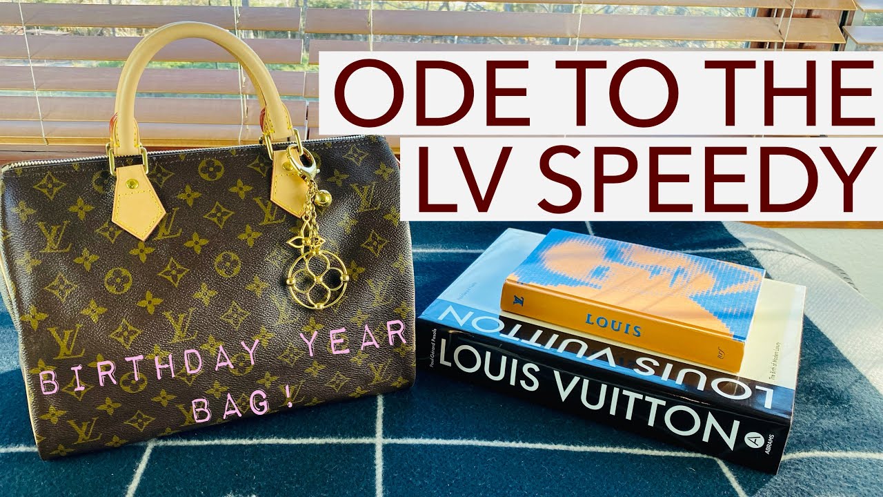 ODE TO THE SPEEDY 30 | LV FULL LEATHER REPAIR REVIEW | Vintage Birthday Year Bag! 🎉🦄🧡