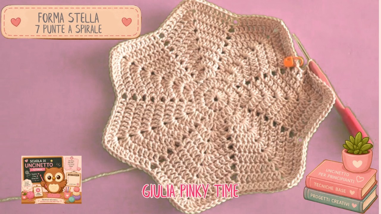Stella a 7 punte 🦉 FORME UNCINETTO