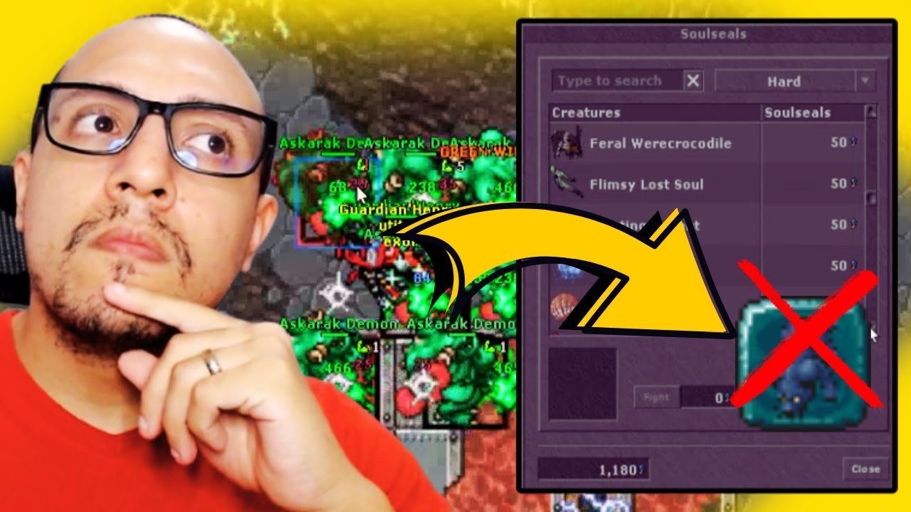 TIBIA - ENTENDA COMO FUNCIONA OS SOULSEALS PRA FAZER SOLO A SOULPIT SEM SOUL CORE 🔥