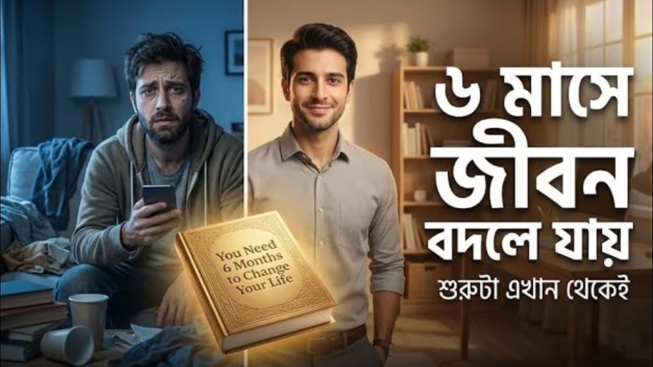 ৬ মাসেই জীবন বদলানো সম্ভব? সত্যিটা এই বইয়ে আছে | Motivational Book Summary