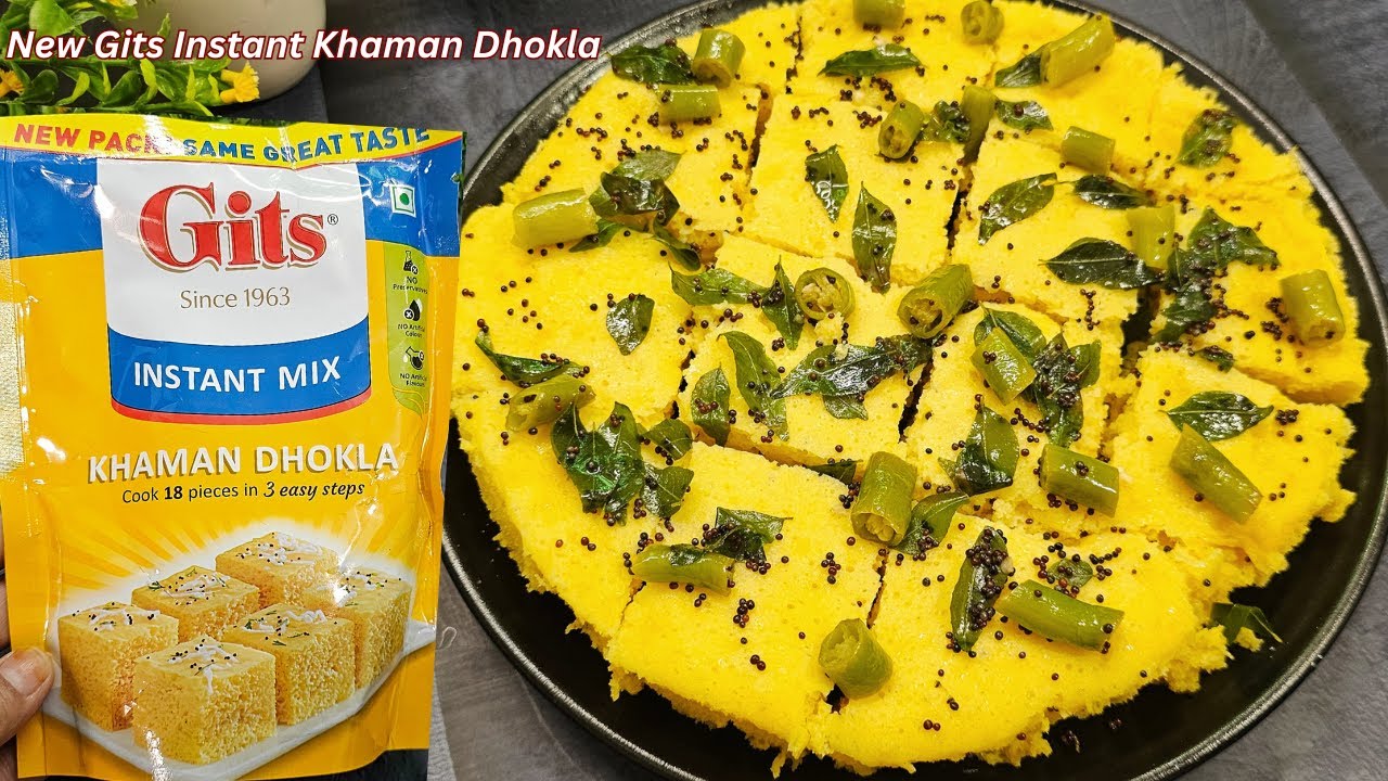 Gits Instant Mix Khaman Dhokla Perfect Recipe | New Pack Gits Khaman Dhokla Review | Gits Khaman