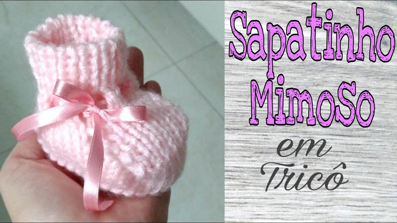 Sapatinho de Bebê em lã Mollet | Ana Alves