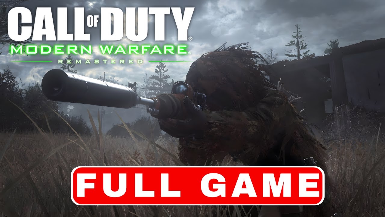 Call of Duty: Modern Warfare Remastered - Gameplay Walkthrough - FULL GAME - (No Commentary)
