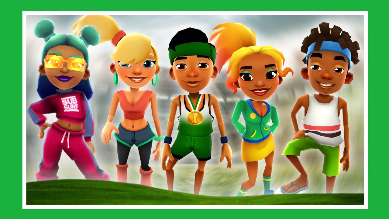 Track Pack | Subway Surfers | Alicia , Carmen , Edison , Jay and Tasha