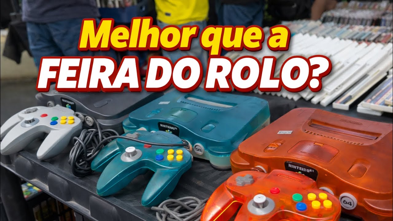CAÇADA GAMER na FEIRA DE VIDEOGAMES Insana em São Paulo.