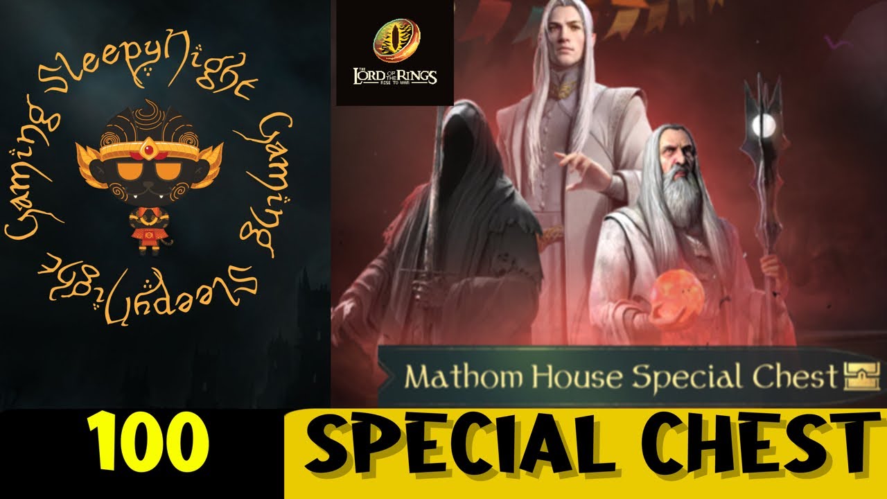 100 Mathom House 🔴Special🔴 Chest in LOTR Rise to War
