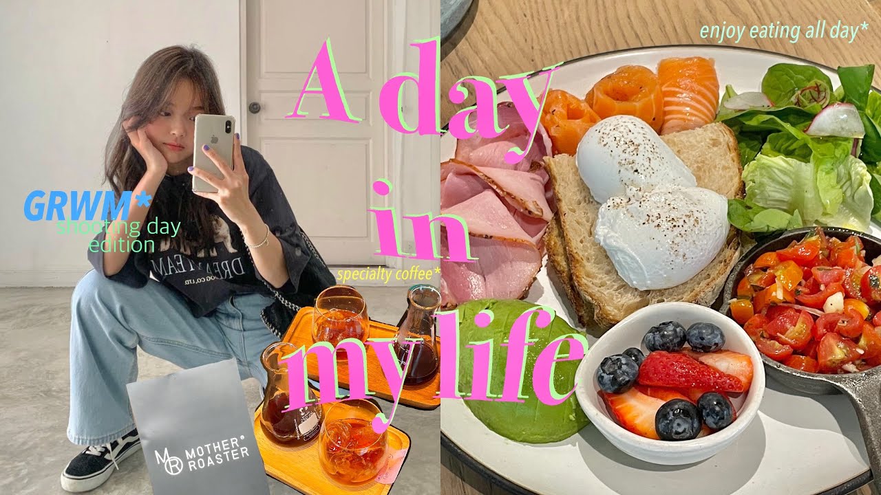 Lita’s VLOG | GRWM shooting day edition, แต่งหน้าทำผมไปถ่ายแบบด้วยตัวเอง, กินและกินและก็กิน!💘🥕☕️