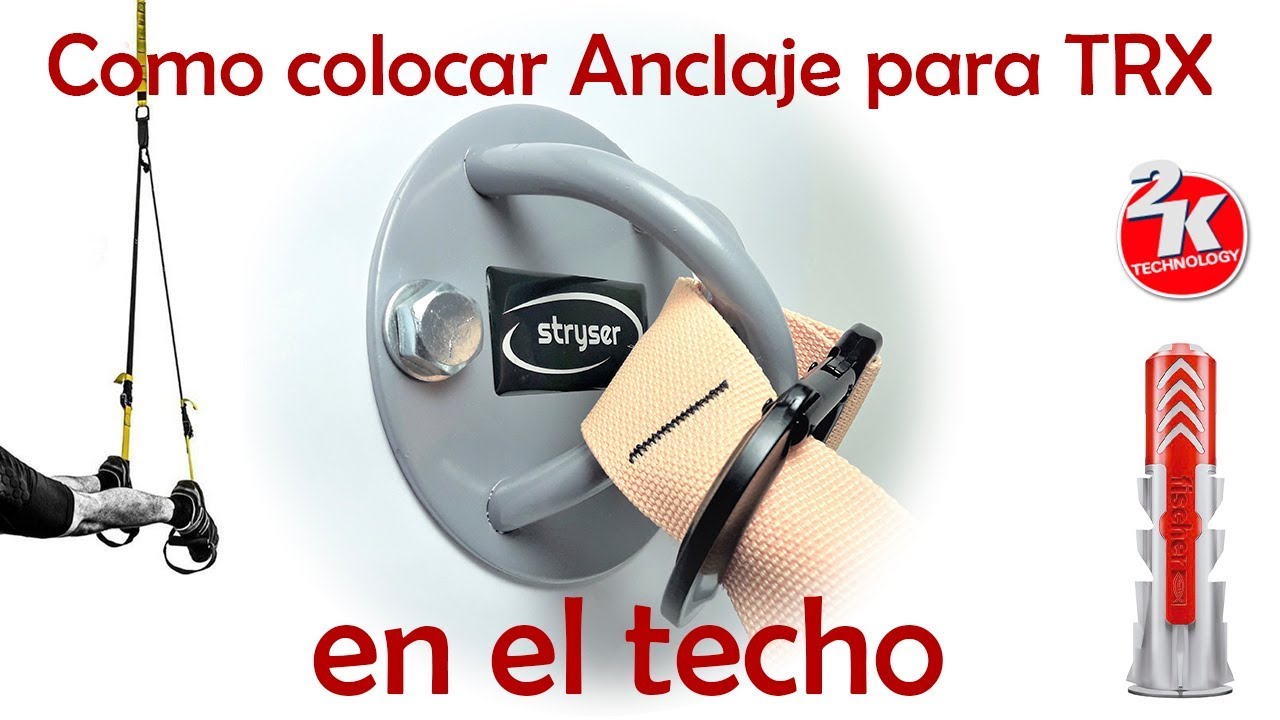 Anclaje de techo y pared para TRX ✅