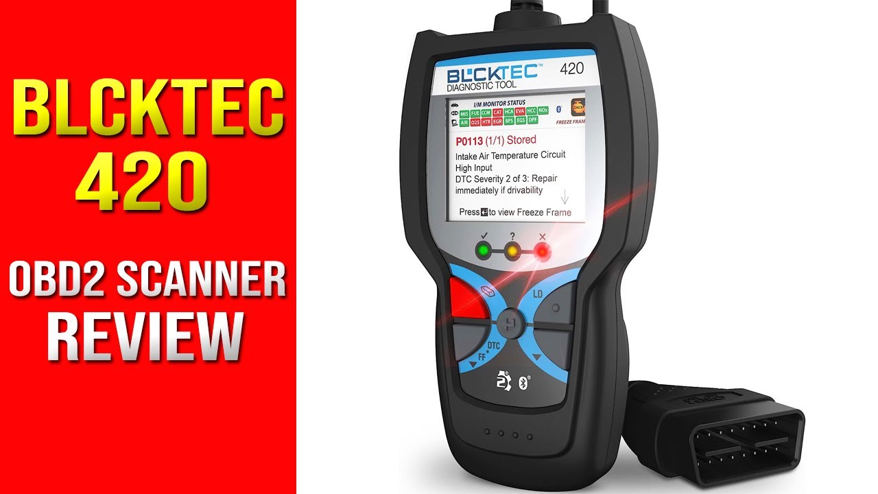 Blcktec 420 OBD2 Scanner Review (Vehicle Code Reader & Diagnostic Tool, App, Bluetooth)