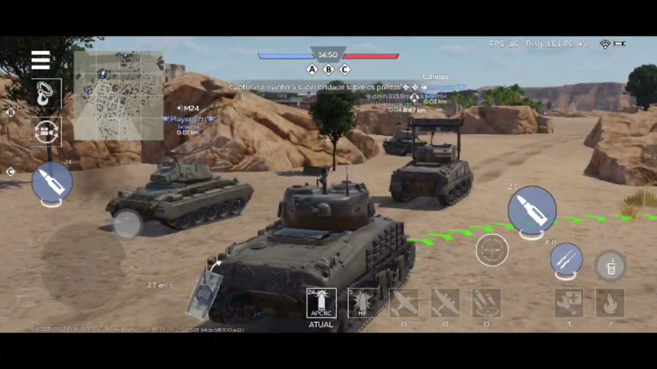 War thunder mobile: M4A1 76 (W)