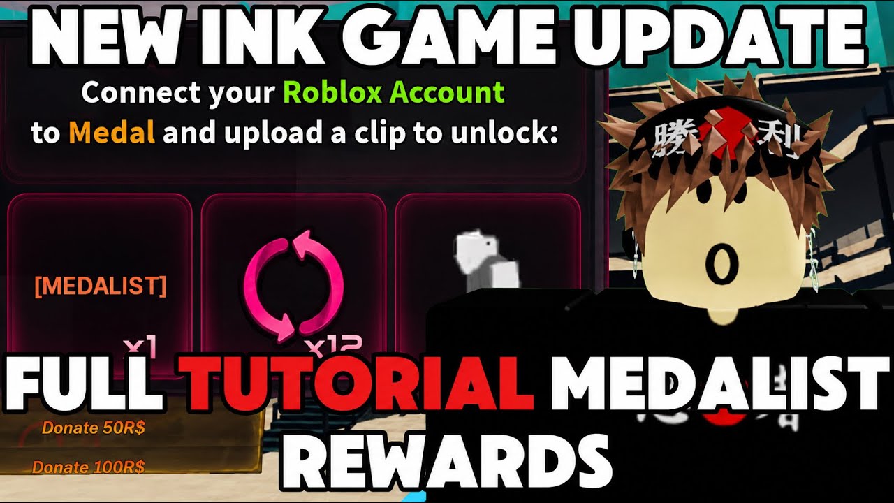 Full Tutorial On How To Get The Medalist REWARDS in INK GAME