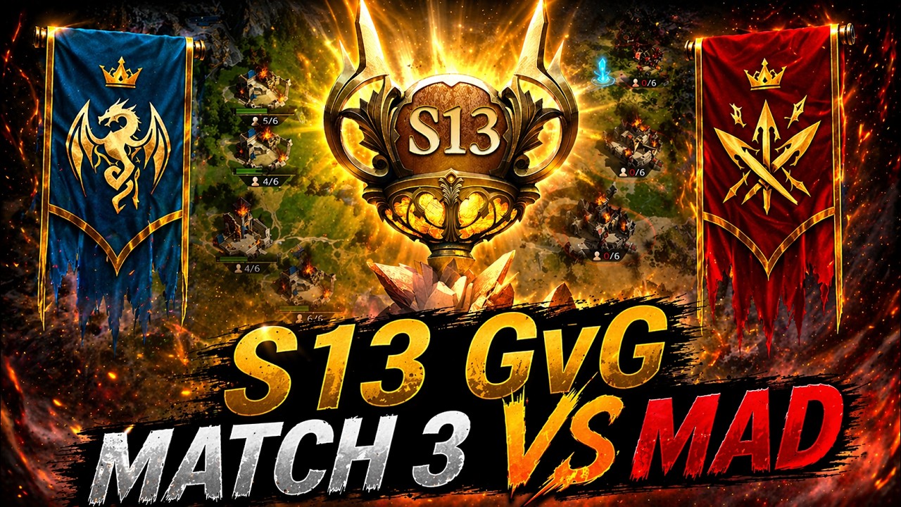 TOUGH LOSS! | GvG S13 Match 3 | DragonShire vs Mad Elite | Watcher of Realms