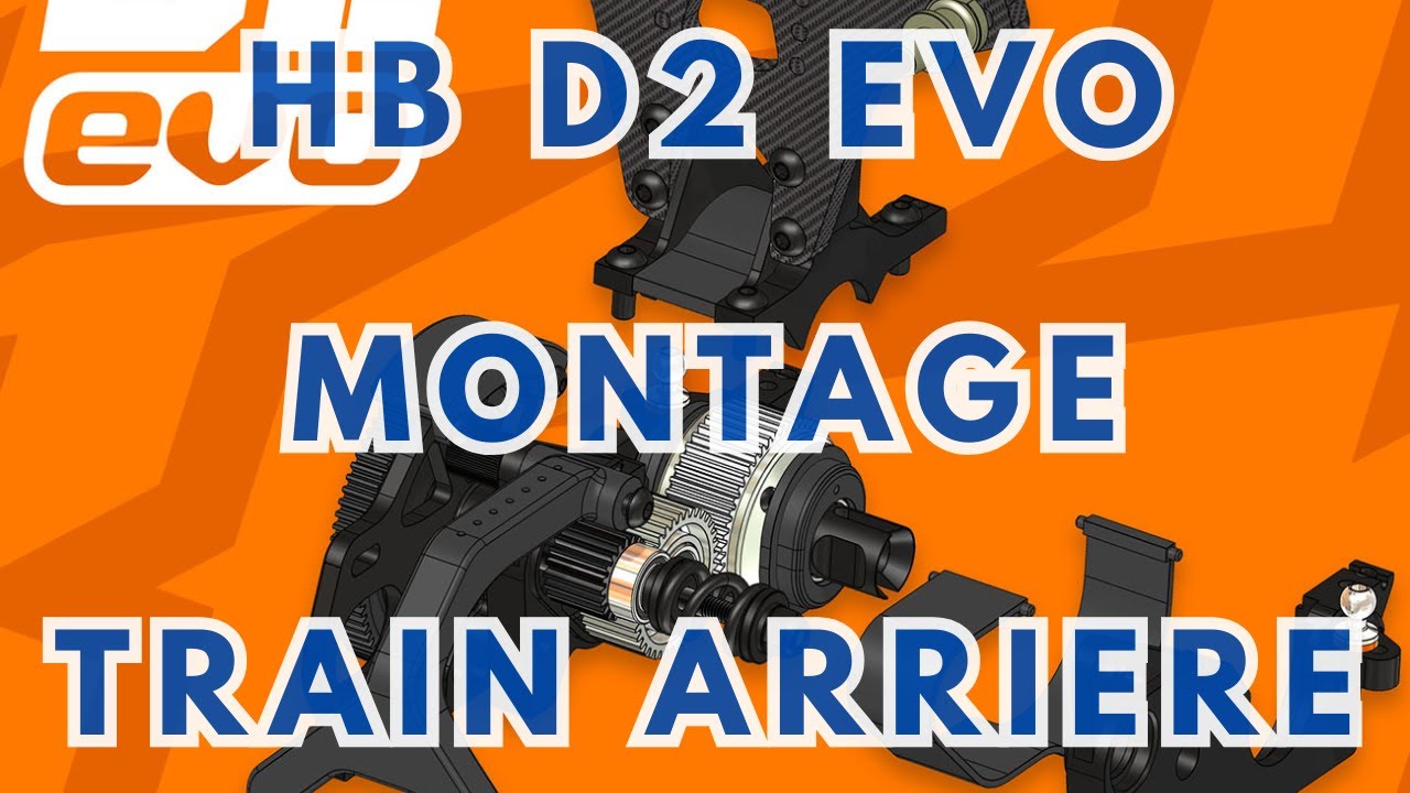 Montage du HB Racing D2 EVO train arrière et conclusion