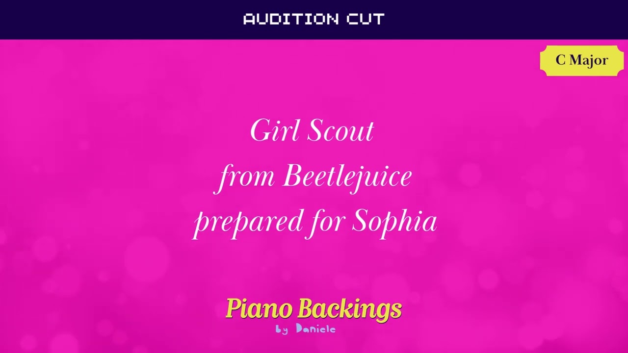 Girl Scout from Beetlejuice prepared for Sophia