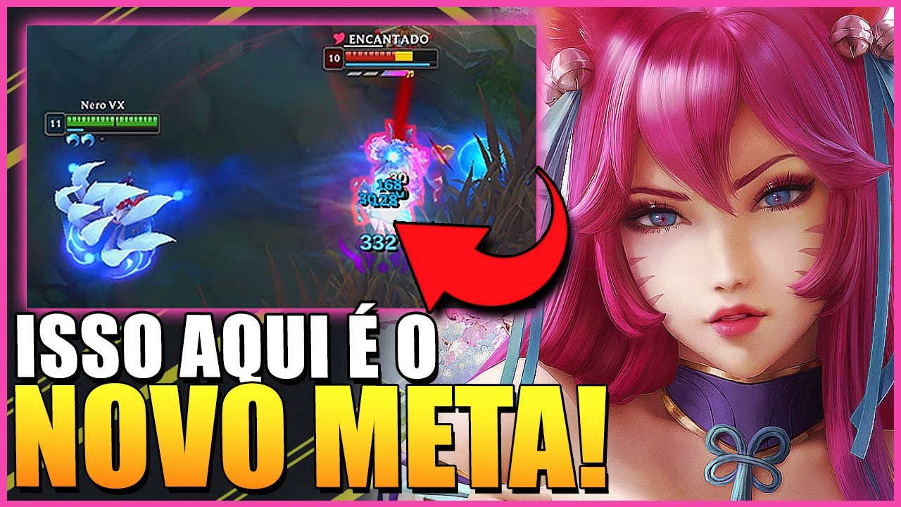 FIZ AHRI SUP E DESCOBRI UM NOVO META AHRI GAMEPLAY League Of Legends