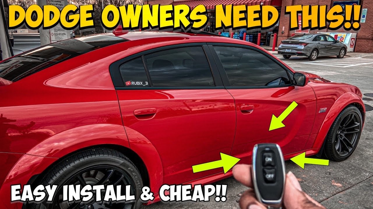 THIS REMOTE KILL SWITCH FOR DODGE CHARGERS AND CHALLENGERS IS A MUST HAVE SECURITY MEASURE!!