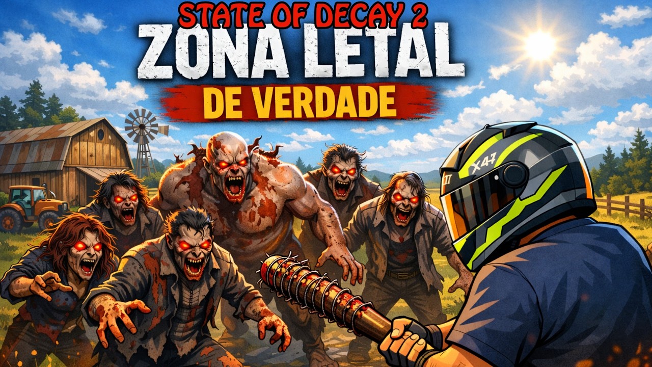 🔥 STATE OF DECAY 2 - ZONA LETAL DE VERDADE!!! - AO VIVO (ou morto?)🔥