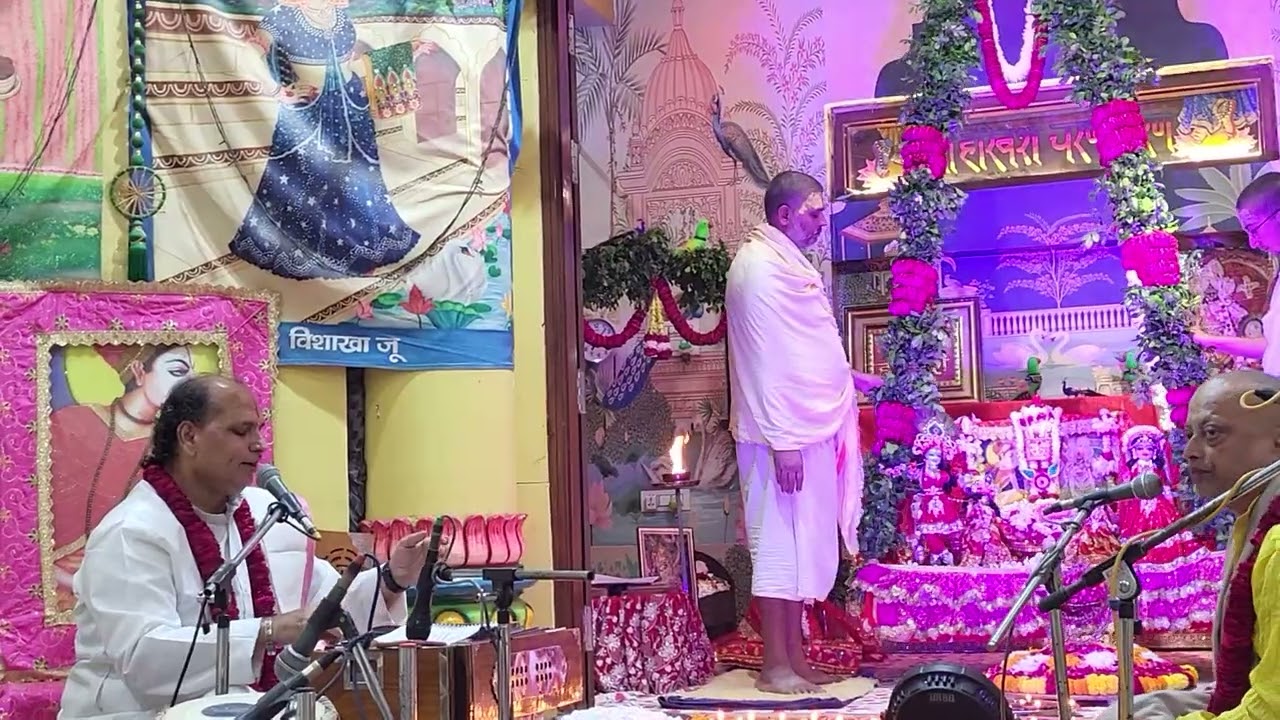 झूलत मोहन राधा लाल || jhulat mohan radha laal || #seva #pad #music #classical #vrindavan 
