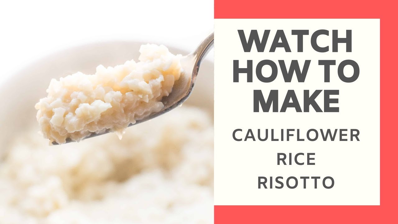 Whole30 + Keto Cauliflower Rice Risotto