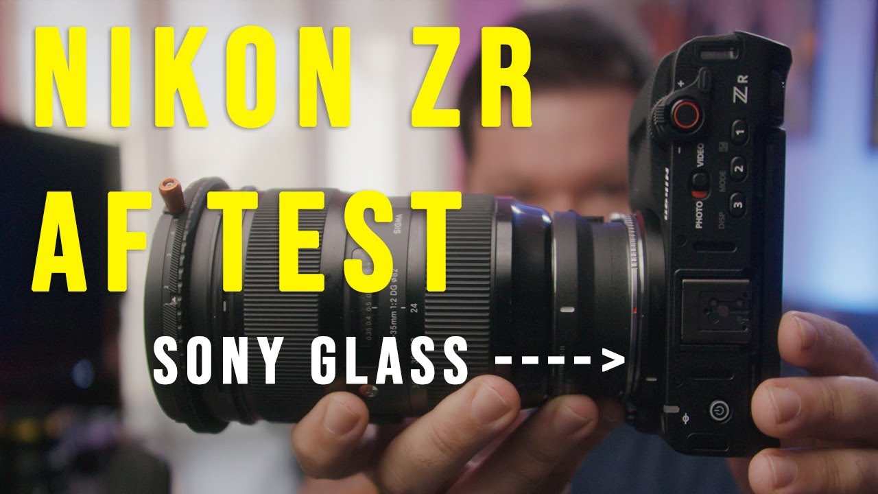 Тест автофокуса Nikon ZR с Megadap Pro+ — с использованием только стекла Sony E-Mount!