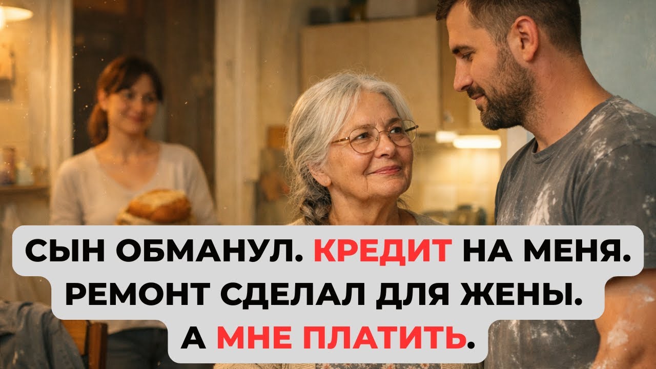 СЫН УГОВОРИЛ МЕНЯ ВЗЯТЬ КРЕДИТ “НА РЕМОНТ” А РЕМОНТ СДЕЛАЛИ У НЕВЕСТКИ