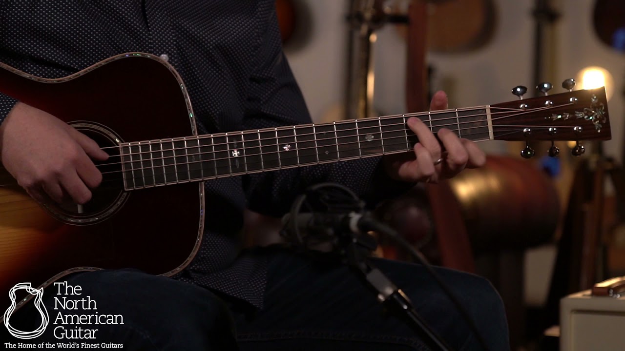Maestro Traditional Series OM-IR AW Sunburst acoustic guitar demo
