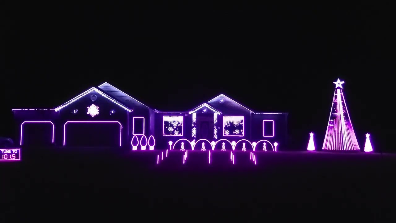 Queen of the Winter Night (Trans-Siberian Orchestra) Christmas Light Show 2022