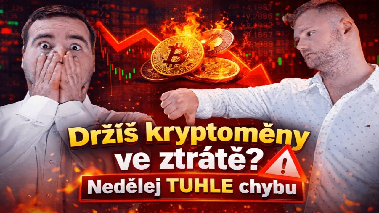 🛑 Drž&iacute;&scaron; kryptoměny ve ztr&aacute;tě? Nedělej TUHLE chybu