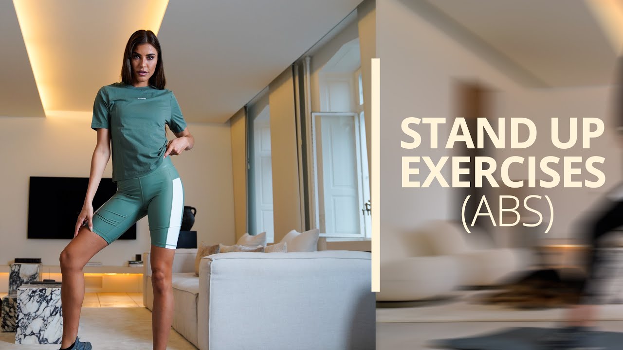 Stand Up Exercises (ABS) 7 min workout by Philine Pi