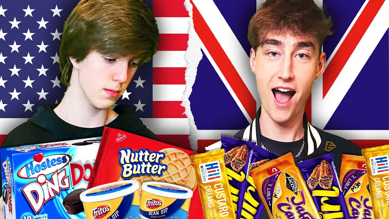 US vs UK Snacks with Rocket League Pros