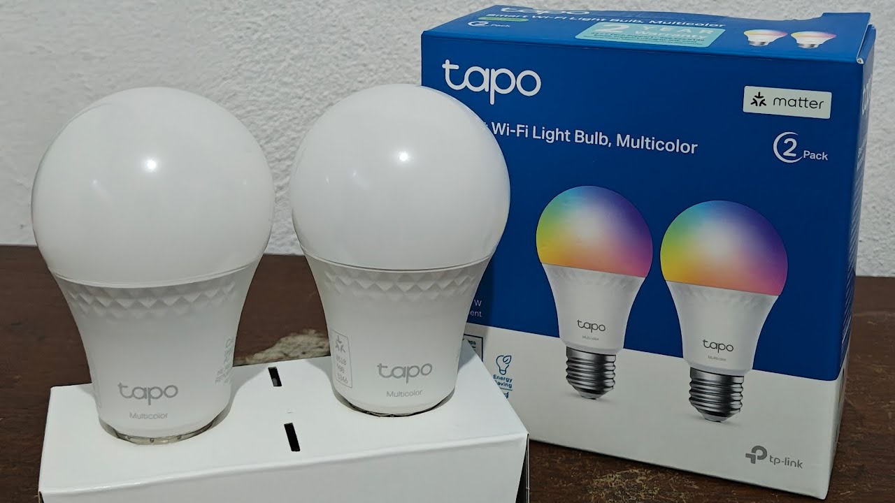 Tapo L535E foco LED Inteligente RGB Multicolor unboxing y review.