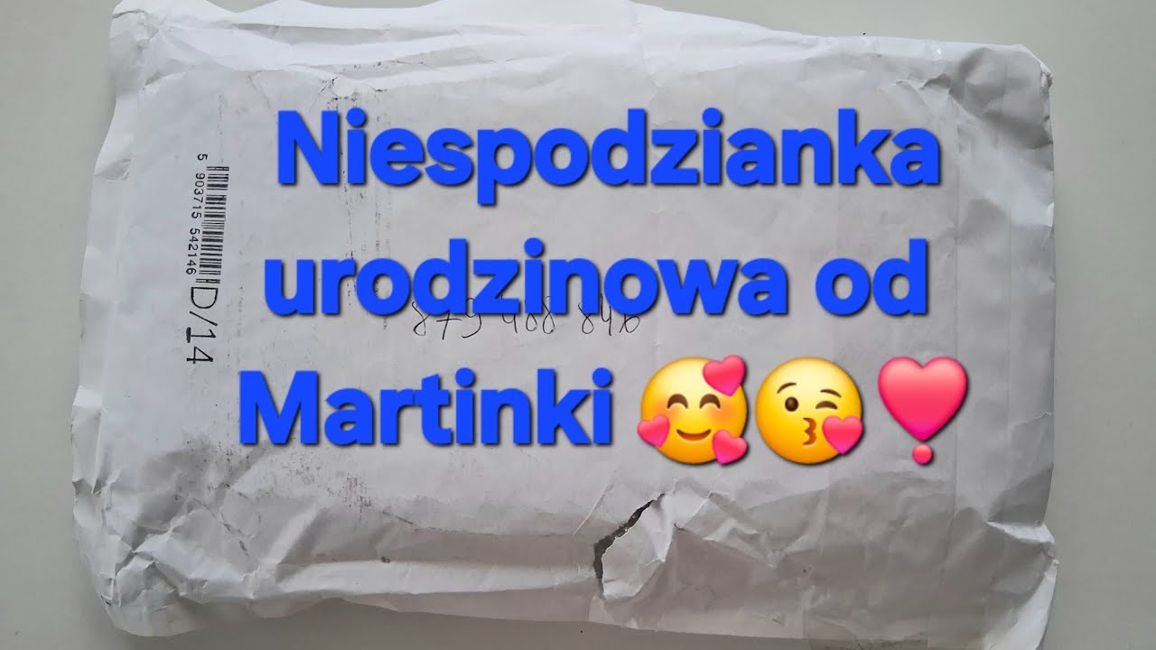 #1396 Niespodzianka urodzinowa od Martinki @MariMariZdrapki 🥰😘❣️
