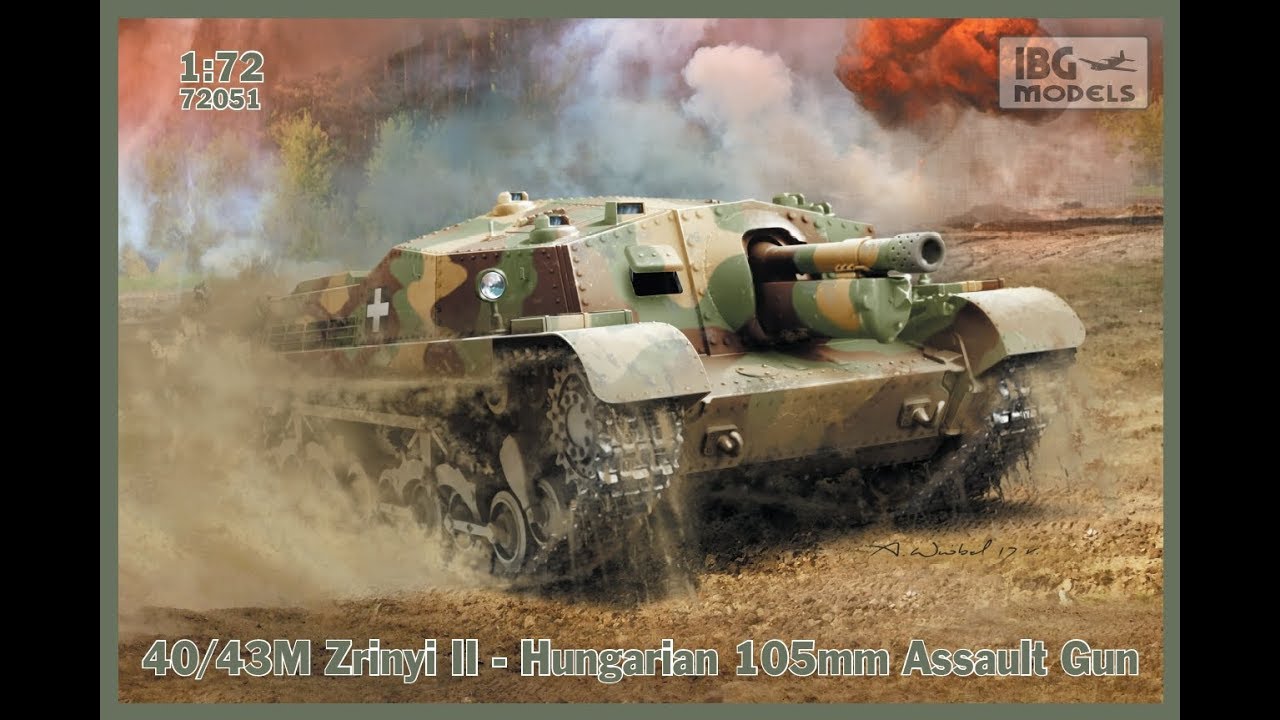 Kit Review: IBG Models 40/43M Zrinyi II 105mm Assault gun
