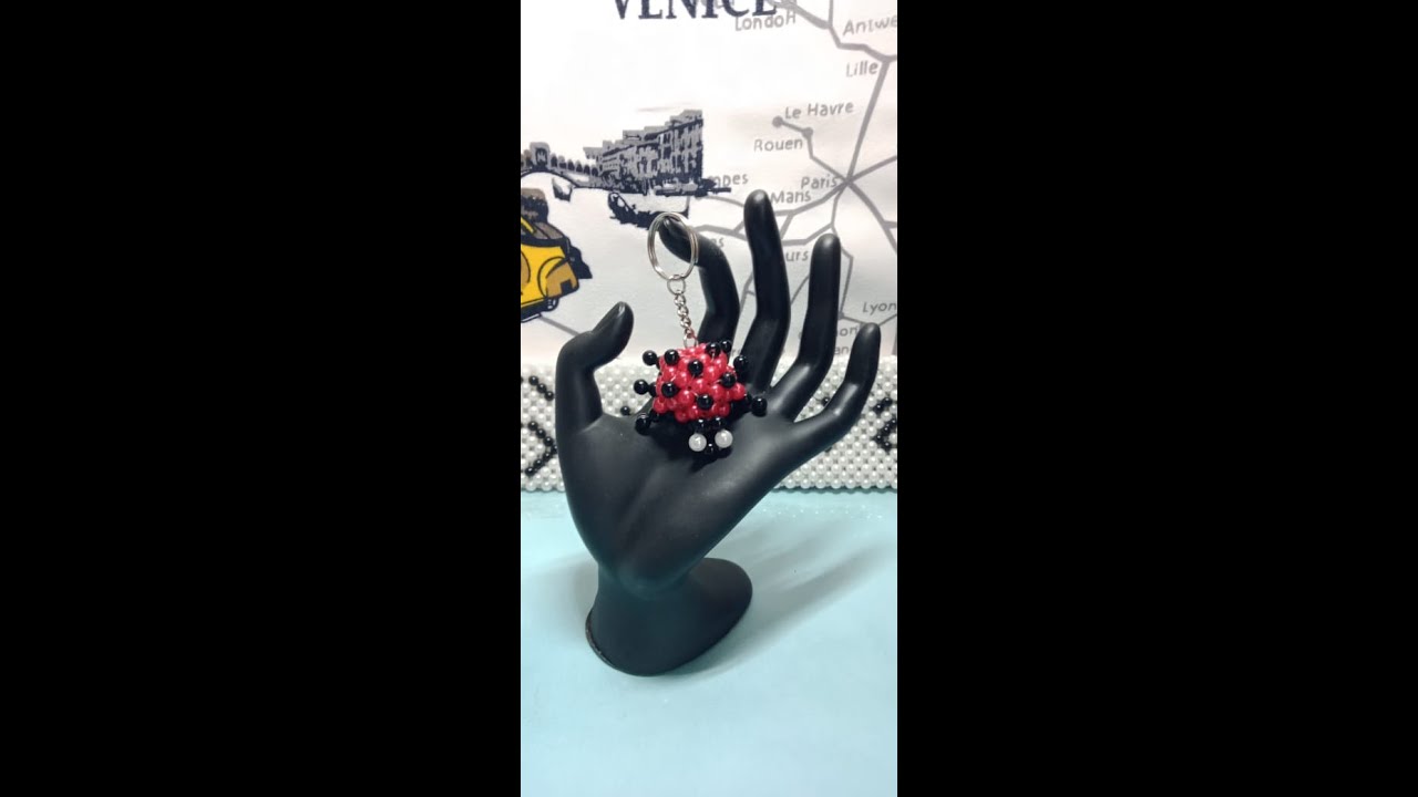3D beaded ladybug Tutorial By 4Sonscraft