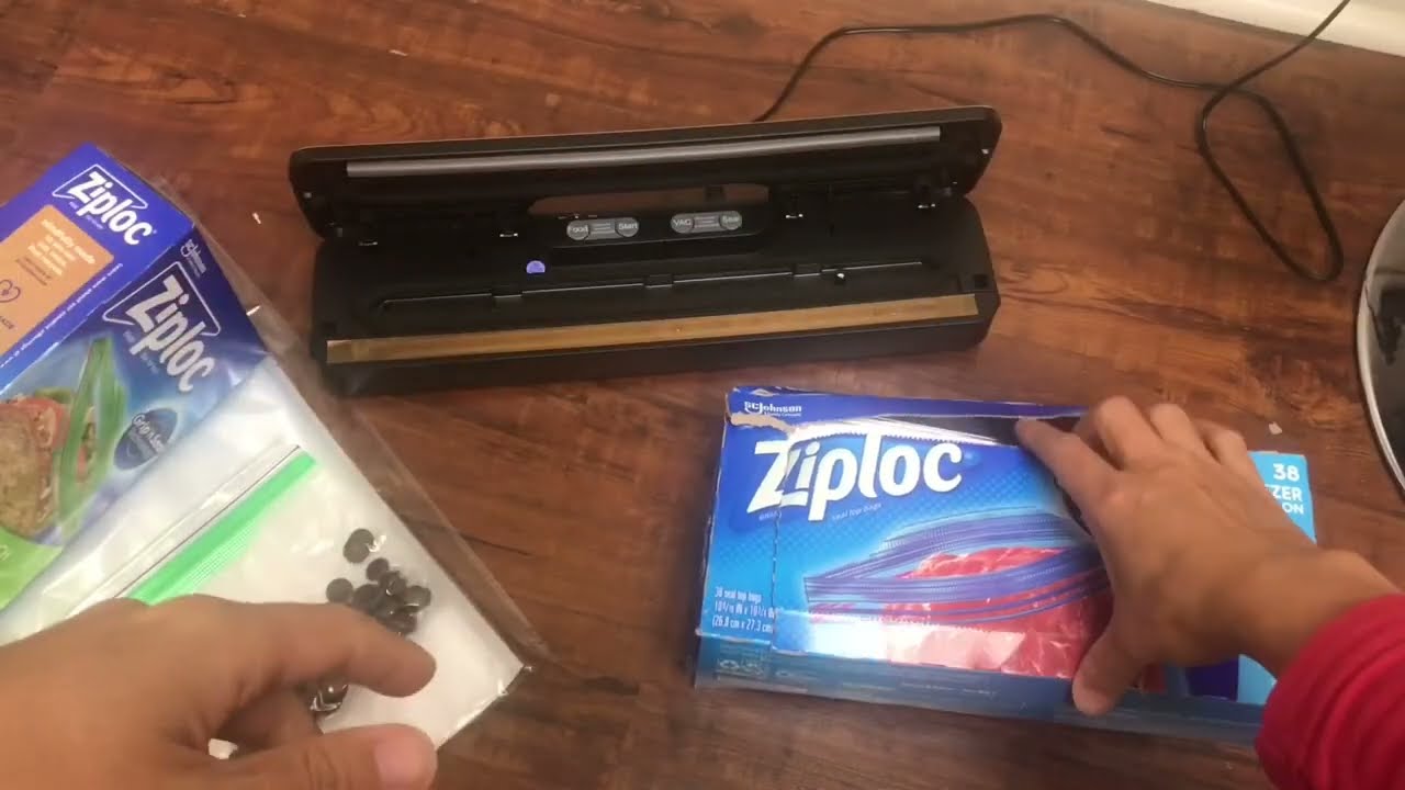 Вакуумный упаковщик пакетов Ziploc ЛЮБОГО размера.