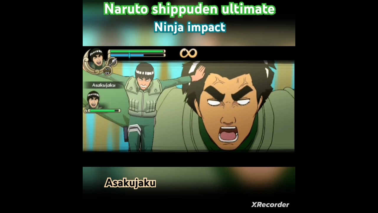 Might Guy | Naruto shippuden ultimate ninja impact | Psp | PPSSPP |