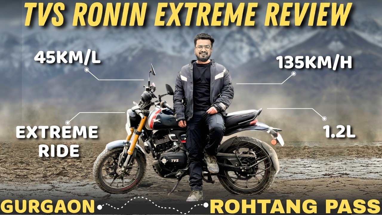 TVS Ronin 225 Ultimate Review: Top Speed, Mileage & Performance | Gurgaon To Rohtang Pass