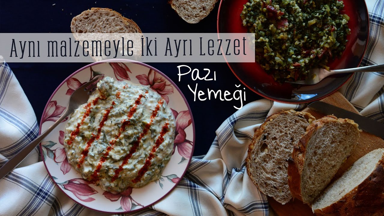 Yarısı Sıcak, Yarısı Soğuk Pazı Yemeği #ZeZeMeze