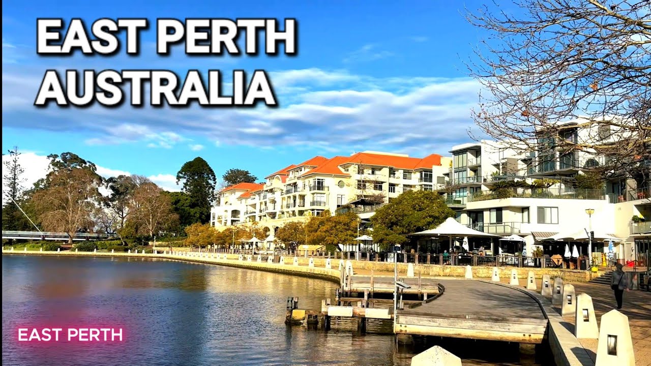 East Perth Walking Tour 4K - Perth City, Western Australia