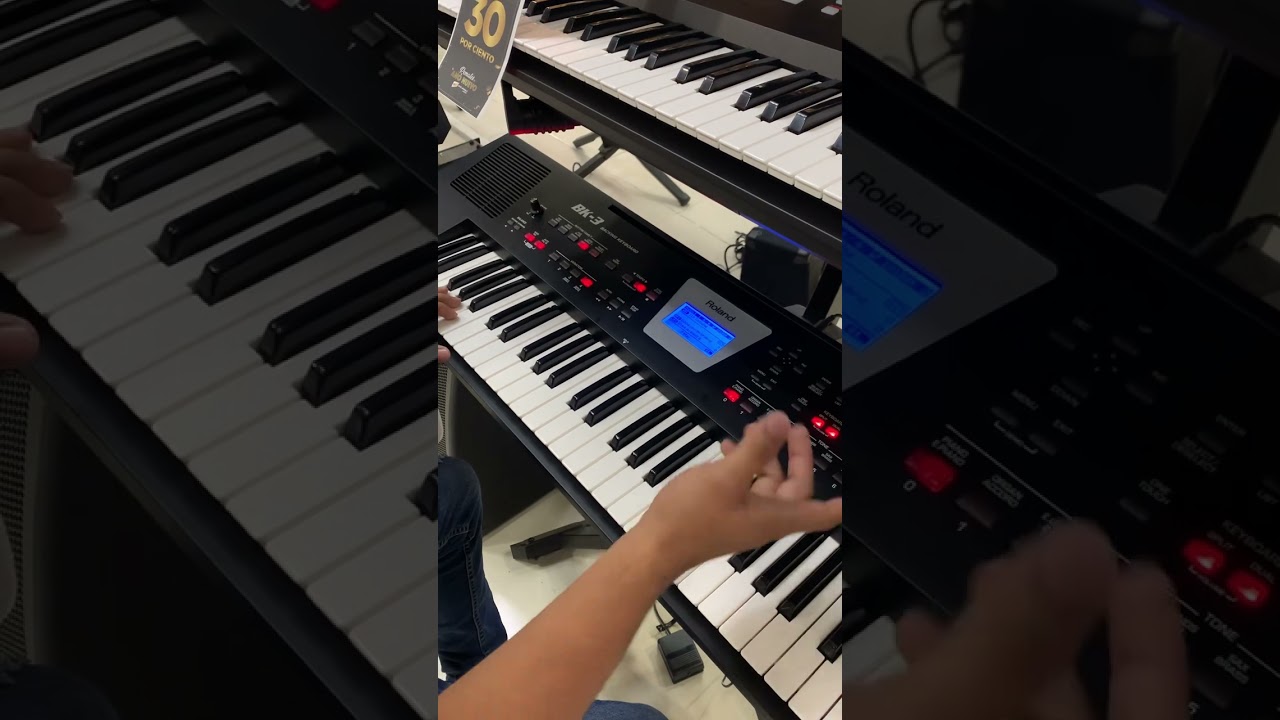 Roland Bk-3 cómo dividirlo y uso del ritmo
