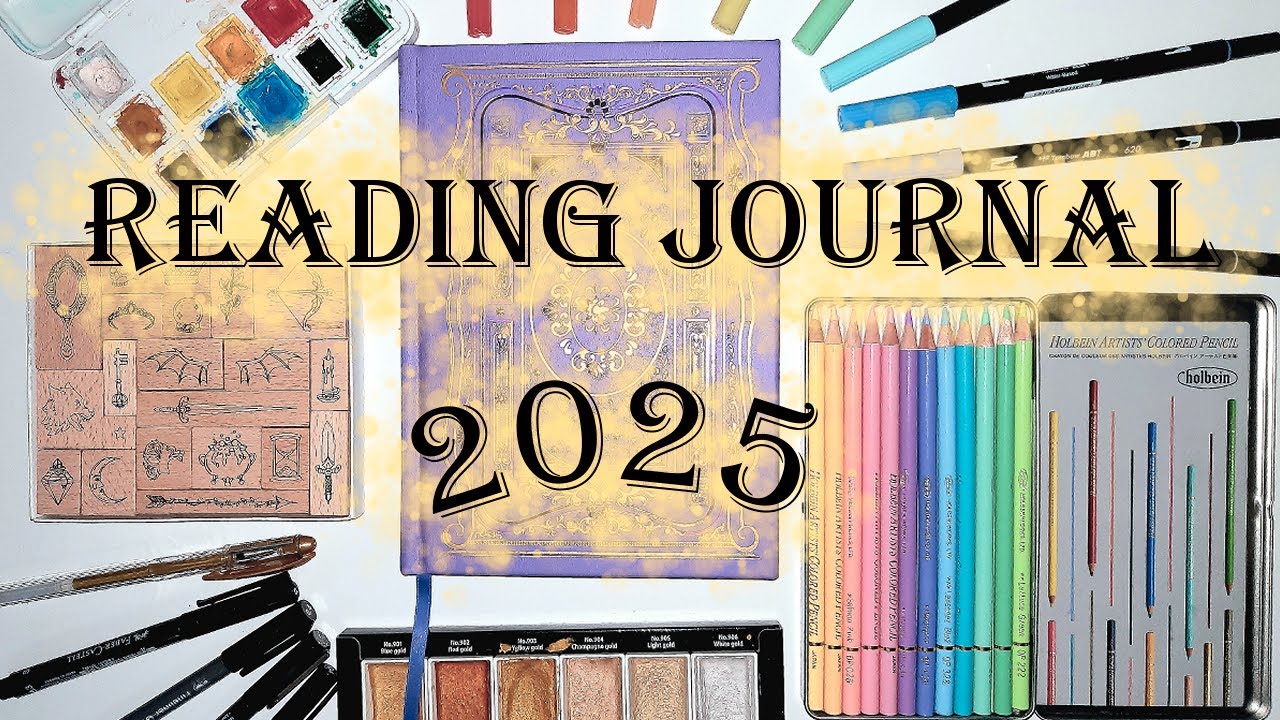 My 2025 reading journal setup & flip through  💫ideas & flip through💫