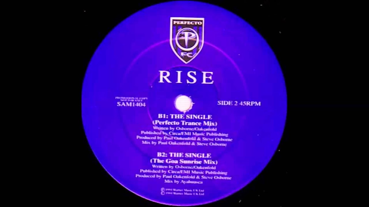 Rise - The Single (perfecto trance mix)